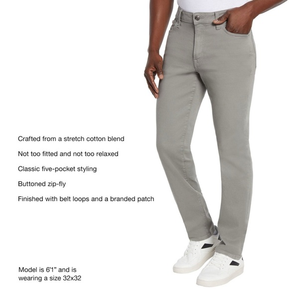 Men's Express Slim Fit Gray Denim Jeans - Picture 3 of 12